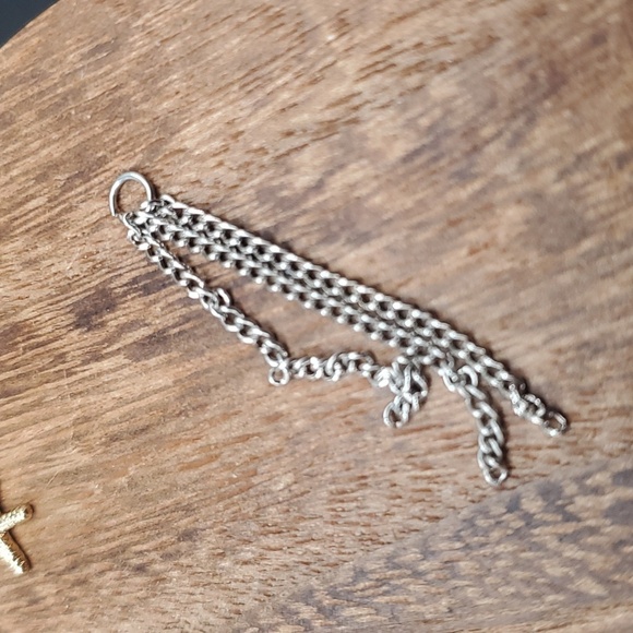 Grunge chainmail tassel pendant - Picture 1 of 2